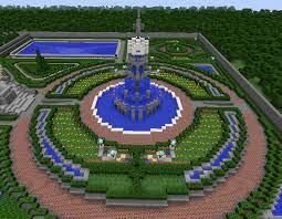 For this fountain, the pillar is five stone blocks high. Fountains Terrace Blueprints For Minecraft Houses Castles Towers And More Grabcraft