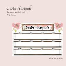 Sila pilih design pilihan anda dengan merujuk gambar yang disediakan dalam galeri gambar. Carta Harijadi Keceriaan Dan Hiasan Kelas Tema Floral Farmhouse Softcopy Shopee Malaysia