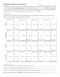 Recall that these types of graphs are called smooth curves. Graphing Polynomial Functions