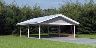 Traditional Style 2 Car Garage Plan Number 46794 Carport Plans Carport Designs Free Standing Carport