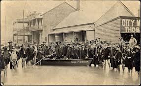 Flood In Steel Street Newcastle West Nsw Australia C 1905 Newcastle Australia History Hunters