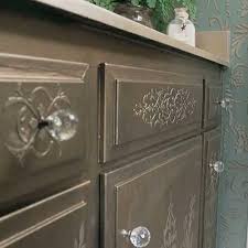 stencil design for kitchen cabinets
