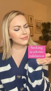 “Academic validation is when a student relies