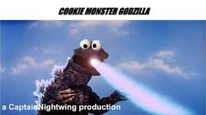 The cutter works wonderfully and with a little green icing, you've got the king of the monsters! Cookie Monster Godzilla Trailer Youtube