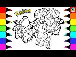 Subscribe to zurc kids coloring for more fun videos on coloring pages, coloring book ideas on pokemon, pj mask, teen titans go, alvin and the pokémon omega ruby and pokémon alpha sapphire animated trailer stronger together talking tom heroes cartoon compilation. Pokemon Coloring Pages Bulbasaur Evolution Colouring Book Fun For Kids Youtube