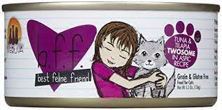 Bff Best Feline Friend Tuna Tilapia Twosome With Tuna Tilapia In Aspic Cat Food By Weruva 55oz Can Pack Of 24 Chec Best Cat Food Cat Food Canned Cat Food