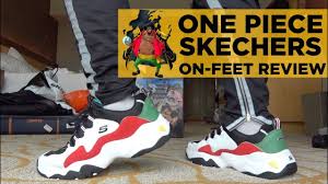 The skechers x one piece collection will be available for usd $90 each this month in the us, with a europe release scheduled for may. One Piece X Skechers D Lites Unboxing On Feet Review Youtube