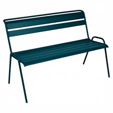 Banc 2 3 Places Monceau De Fermob Bleu Acapulco