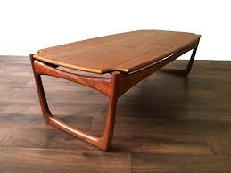 Retro Scandinavian Teak Coffee Side Table Vintage Mid Century Modern Danish Design Hvidt Sty Coffee Table Wood Modern Patio Furniture Coffee Table Magazine