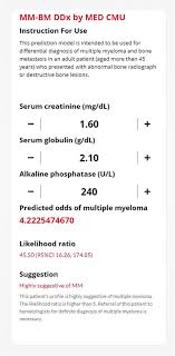 A diagnosis of multiple myeloma may be suspected based on the presence of characteristic signs and symptoms. Development Of A Clinical Diagnostic Tool To Differentiate Multiple Myeloma From Bone Metastasis In Patients With Destructive Bone Lesions Mm Bm Ddx Bmc Family Practice Full Text