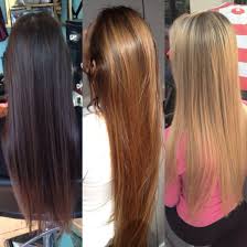 Long Straight Hair Transformation From Brunette Dark Brown To Cool Blonde By Tamira Granneman At Hey Saylor Straight Hairstyles Long Straight Hair Lighter Hair