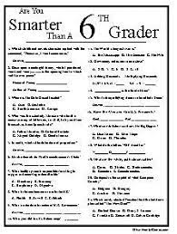 The more questions you get correct here, the more random knowledge you have is your brain big enough to g. Are You Smarter Than A 6th Grader How Is Your 6th Grade Memory In 2021 Trivia Questions For Kids Jokes And Riddles Trivia Questions