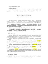 In a doua situatie, persoana in cauza va trebui sa depuna cererea de restituire a taxei auto. Cerere De Chemare In Judecata Pentru Restituirea Taxei De Poluare Template