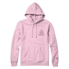 Halfshadow, la based happy cozy quality clothes made different. Sebastian Olzanski No More Fake Friends Hoodie