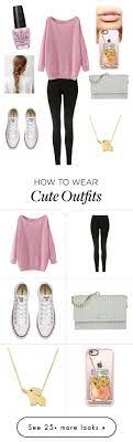 Babysitting Outfit By Annamarie316 On Polyvore Featuring Topshop Converse Dkny Mdmflow Casetify And Opi College Outfits Casual Outfits Cute Outfits