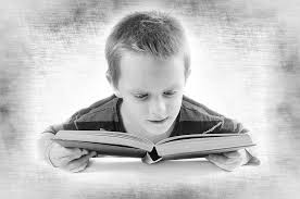 Sitting on floor excited boy reading book | free photo. Hd Wallpaper Boy Reading Book Grayscale Photo Child Kid Student Think Wallpaper Flare