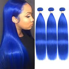 Frequent hair color changes can easily damage your hair due to harmful chemicals. Sapphire Blue Colored Human Hair Bundles Brazilian Hair Weave Bundles Deal Straight Human Hair Extensions Remy Hair Hair Weaves Aliexpress