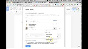 On the new popup menu that appears, to simply unshare the doc entirely, click the x next to the name of each person. Unsharing Google Document Youtube