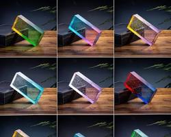 Hình ảnh về Gạch kính phối màu