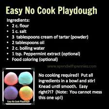 Easy No Cook Playdough Recipe Spend With Pennies Playdough Cooked Playdough Playdough Recipe