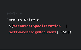 The specs template builder only works on desktop devices. How To Write A Software Design Document Sdd