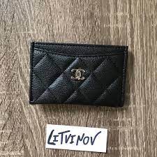Nwot chanel cardholder vip gift in black and silver hardware. Chanel Accessories Authentic Chanel Vip Gift Credit Cardid Holder Bn Poshmark