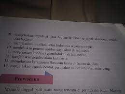 Bagaimana cara untuk menggambarkan letak geografis? Jelaskan Implikasi Letak Indonesia Terhadap Ekonomi Sosial Dan Budaya Tolong Ya Yang Nomor 8 Brainly Co Id