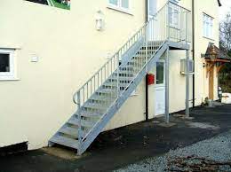 Exterior Straight Staircase External Staircase Staircase Outdoor Staircase