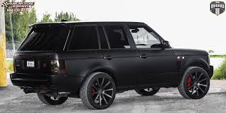 Land Rover Range Rover Dub Shot Calla S121 Wheels Black Machined With Dark Tint