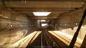 The fastest train normally takes 12 min. Dlr Tunnel To Bank Station Is Being Extended