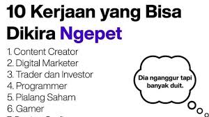 Maybe you would like to learn more about one of these? Bukan Babi Ngepet Daftar Pekerjaan Bikin Kaya Meski Cuma Di Rumah Suara Bogor