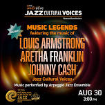 Music Legends Matinee featuring the music of Louis Armstrong, Aretha Franklin, Johnny Cash