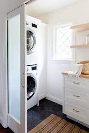 frosted sliding glass door to laundry room laundry room doors stacked laundry room laundry room ideas small space