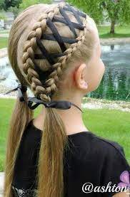 Ladder French Braid Kids Hairstyles Hair Styles Ribbon Hairstyle