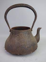 Sold Price Antique Japanese Cast Iron Teapot June 6 0119 11 00 Am Cdt Cast Iron Tea Pot Tea Pots Antiques
