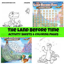 Use the download button to view the full image of land before time chomper coloring pages printable, and download it for your computer. Free Land Before Time Coloring And Activity Sheets Mommy S Busy Go Ask Daddy