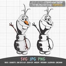 Download Olaf The Snowman Disney Frozen Svg In Black And Color Origin Svg Art