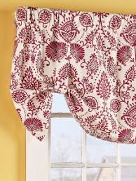 tie up valances ribbon tie window valance