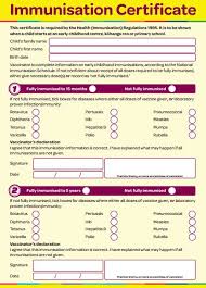 Sample medical certificate for sick leave. Immunisation Certificate Healthed