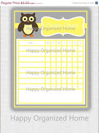 25 Off Sale Instant Download Chore Chart By