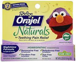 Orajel Baby Naturals Nighttime Teething Gel 0 33 Oz Gtin Ean Upc 310310323844 Cadastro De Produto Com Tributacao E Ncm Cosmos