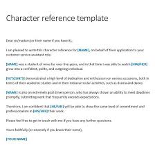 This letter is typically written by a colleague or close friend who spends time with the applicant frequently and can attest to their positive character traits and behaviors. Character Reference Template Reed Co Uk
