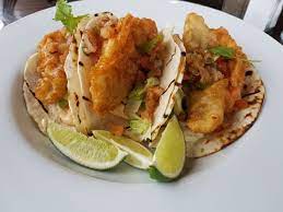 If for some reason you end up with leftovers, crumble the fish and make a tasty salmon cake to top with avocado cream and fresh salsa. Fish Tacos And Smoked Salmon Linguine Picture Of Beach Street Station Goderich Tripadvisor
