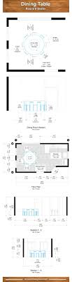 To work out the number of seats for a round requires a little more complex calculations! Proper Dining Room Table Dimensions For 4 6 8 10 And 12 People Charts Home Stratosphere