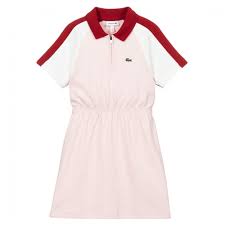 Right up close to the action and emotion. Lacoste Robe Polo Rose Et Rouge En Jersey Childrensalon Outlet