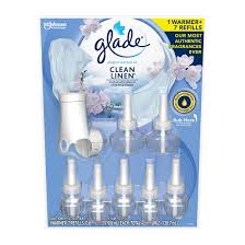 Have you ever noticed that air wick and glade plug in air fresheners come with a dial that allows you to control the level of fragrance? Glade Plugins Oil Warmer And Clean Linen Refills Bjs Wholesale Club