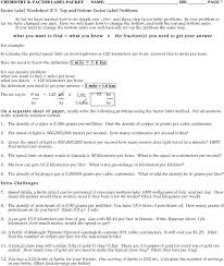 35 Factor Label Method Practice Problems Labels Database 2020