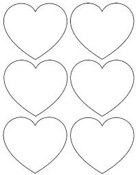 Gabarit Coeur A Imprimer Coloriage Coeur Coeur En Papier Coeur A Colorier