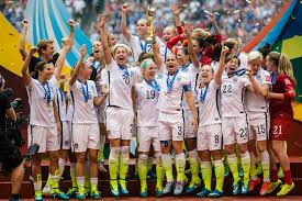 Soccer players from the uswnt and usmnt. Lloyd S Early Hat Trick Sets Tone As Uswnt Thrashes Japan To Lift Third World Cup Sbi Soccer