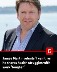 Celebrity chef James Martin has admitted that he needs to rely